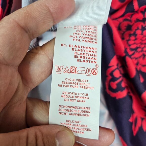 Saint James Floral Printed Size 10 3/4 Sleeve Boat Neck Tee - Picture 9 of 9